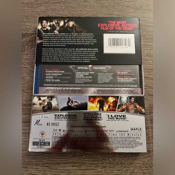 📀 3/$15 or 4/$20 📀 The Expendables Bluray - Picture 2 of 4